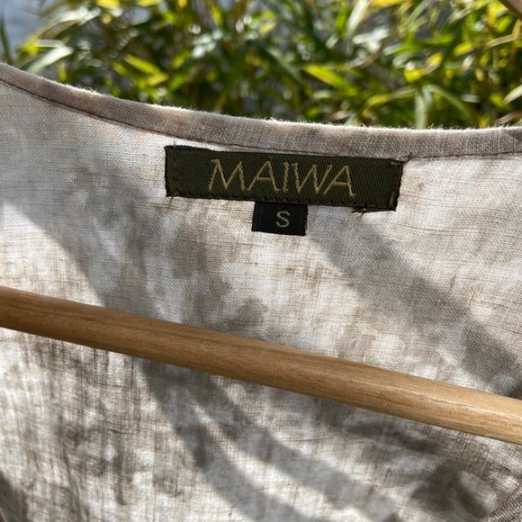 Maiwa Linen Top - Picture 2 of 3